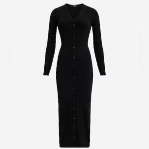 NWT‼️ EXPRESS RIBBED BUTTON DRESS